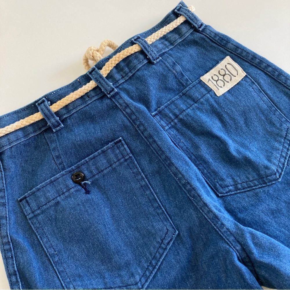 Riley 1880 Patchwork Cut-Off Shorts - image 3